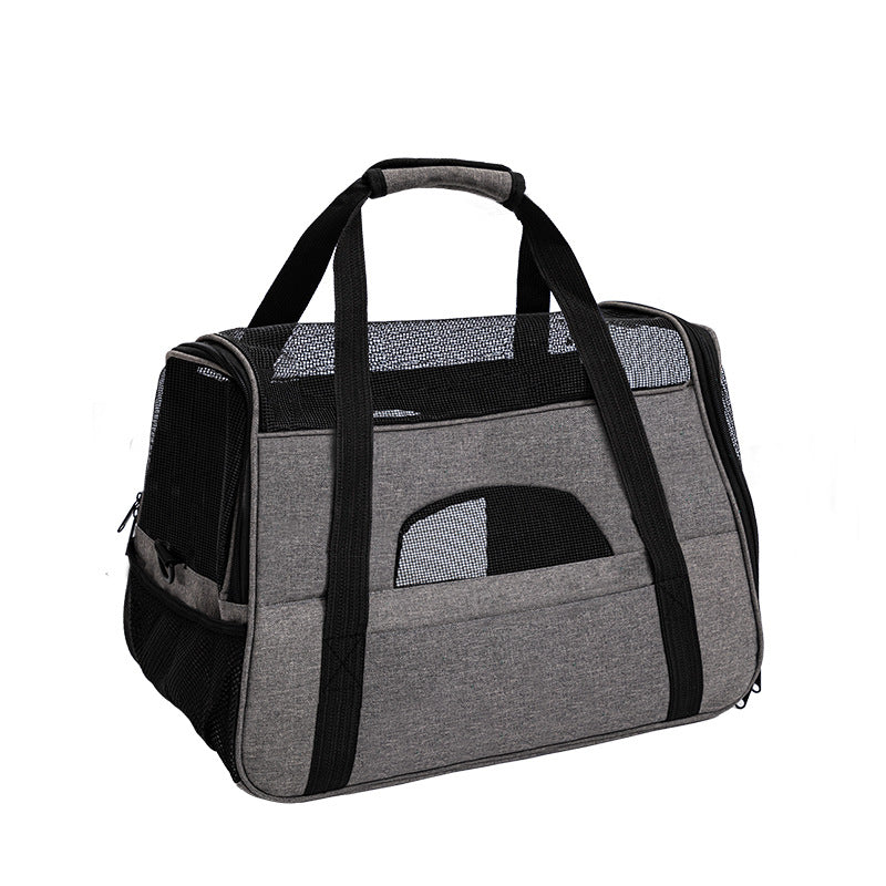 Pet Cat Carrier Bag, Portable Mesh Breathable Hand-Held Bag for Cats and Dogs, Universal Crossbody Shoulder Pet Bag for Outings